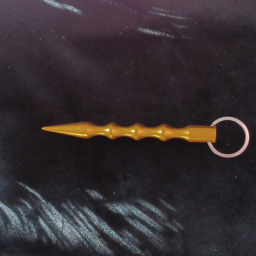 Safety striker bolt keychain GOLD
